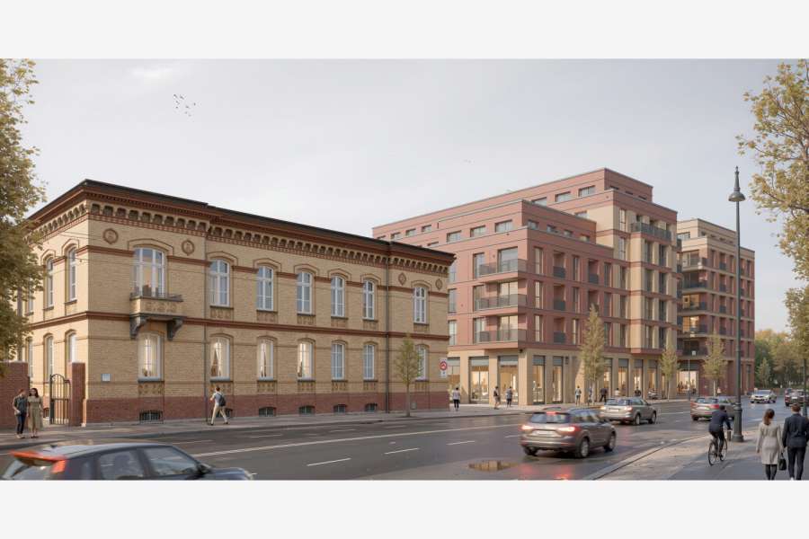 Auf dem Areal des Alten Schlachthofs in Berlin sollen 300 Wohnungen auf Basis des Bauturbos entstehen. Foto: Klaus Theo Brenner – Stadtarchitektur