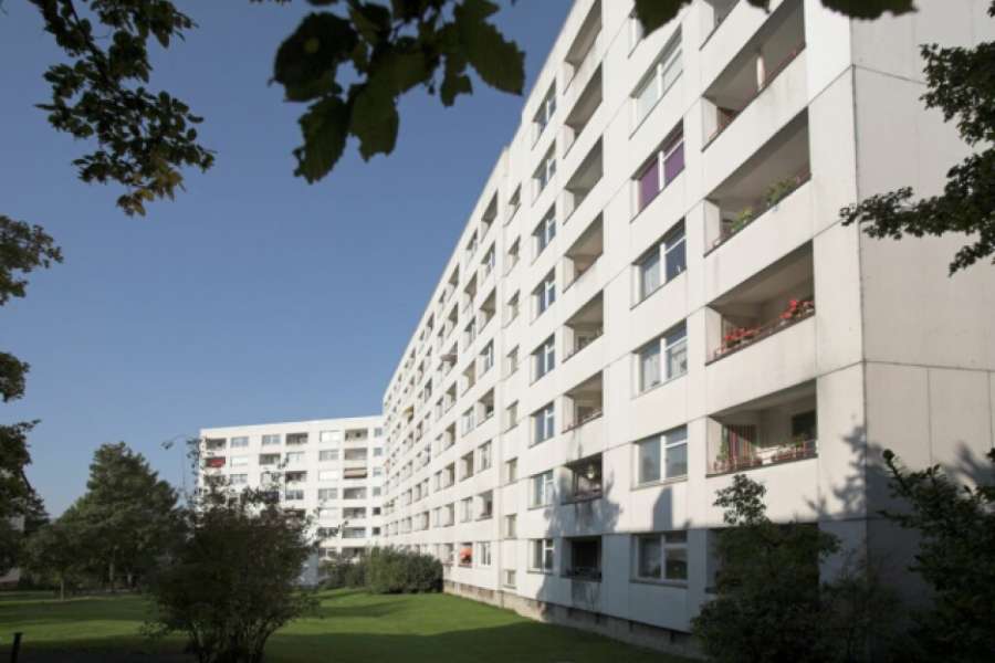 Der Gebäudekomplex in der Mozartstraße 15/16 wird voraussichtlich ab Herbst 2022 umfassend saniert. Foto: VWI