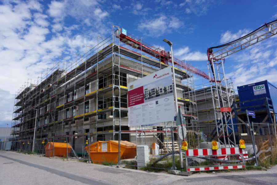 Der Baukörper in Erlangen-Büchenbach. FOTO: Joseph-Stiftung