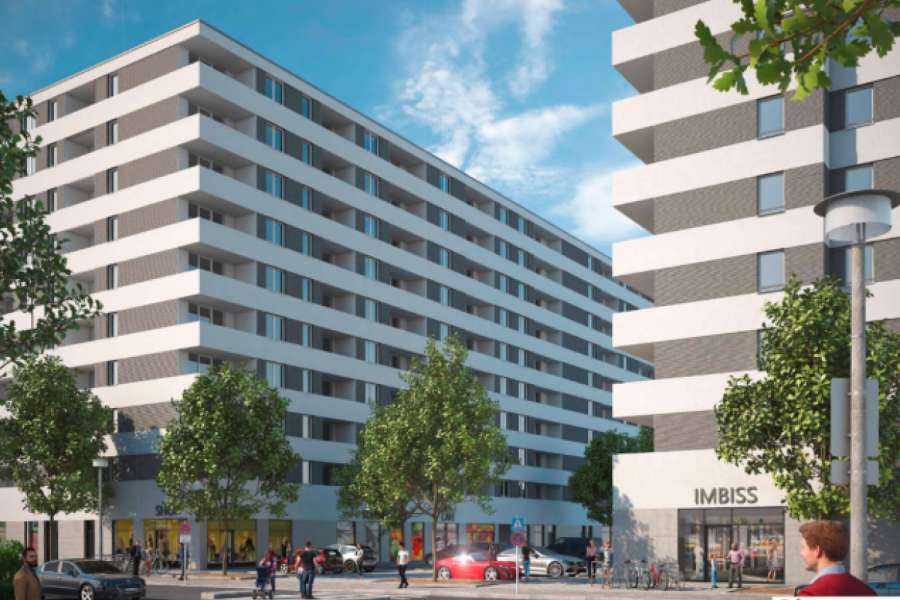 Mit dem Bau des Dolgensee-Centers wurde vor drei Jahren begonnen, jetzt wurde es fertig- und der Öffentlichkeit vorgestellt. BILD: GEWOBAG/CITY PRESS GmbH