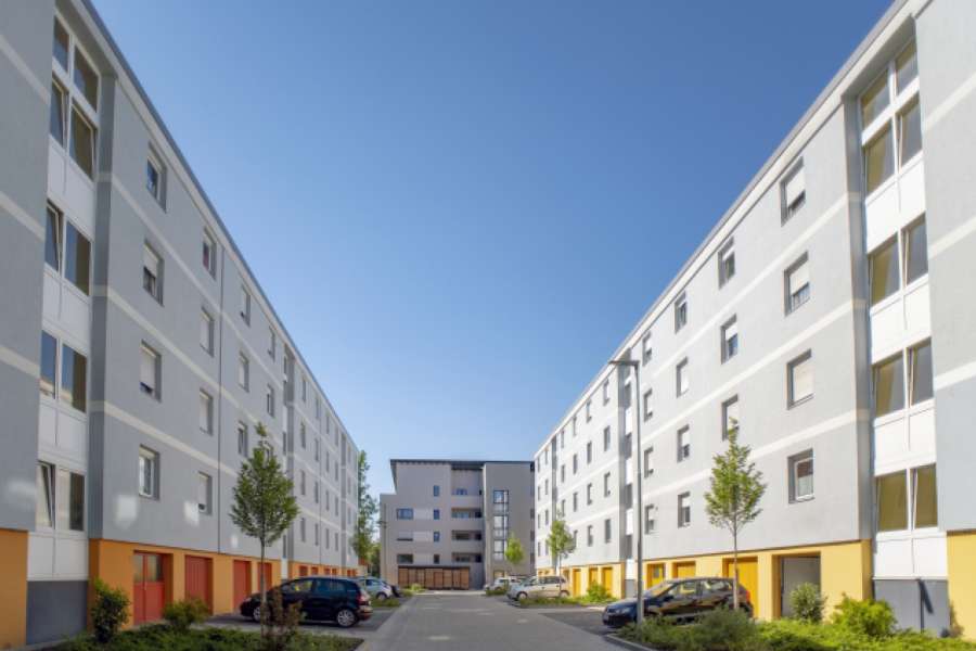 Dieses Gebäude in Kehl wird künftig auf Green eHeating umgerüstet. BILD: Familienheim Mittelbaden