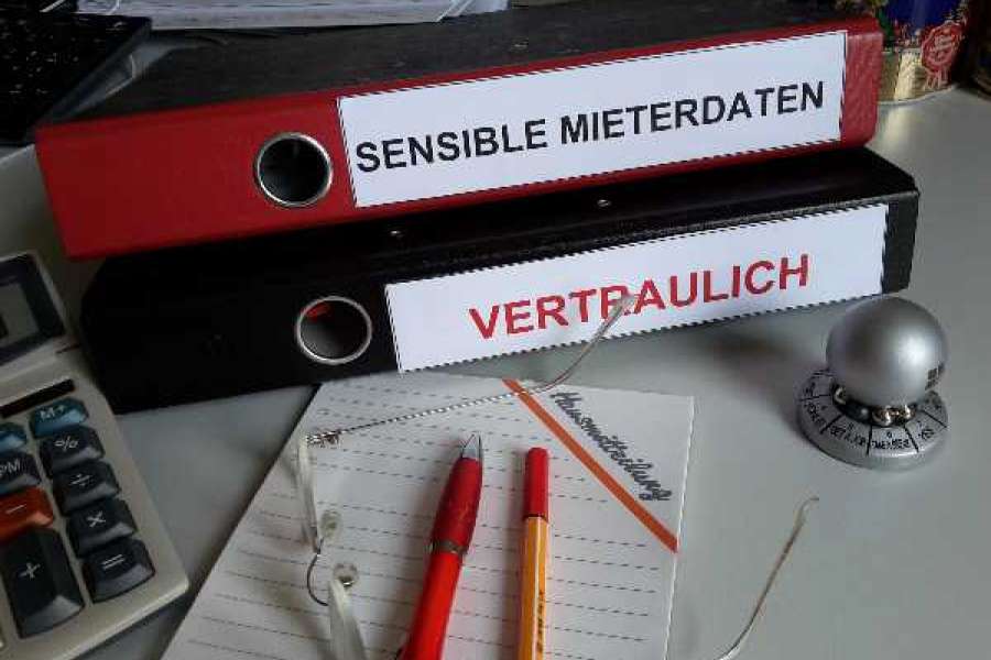 Der korrekte Umgang mit Daten in Wohnungsunternehmen muss sitzen. BILD: M.EISINGER