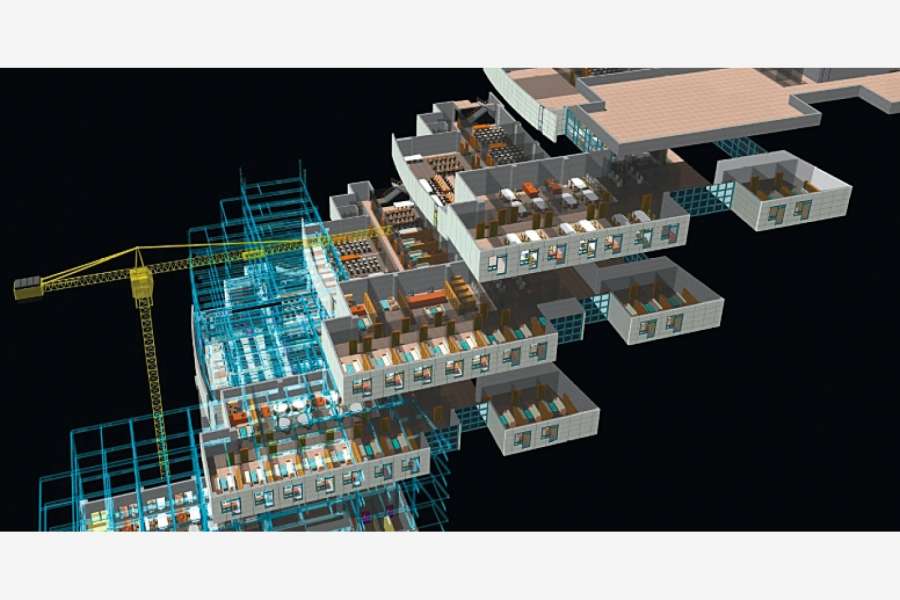 Building Information Modeling: „BIM ist etwas anderes als mit CAD in 3D zu zeichnen.“ BILD: Bentley
