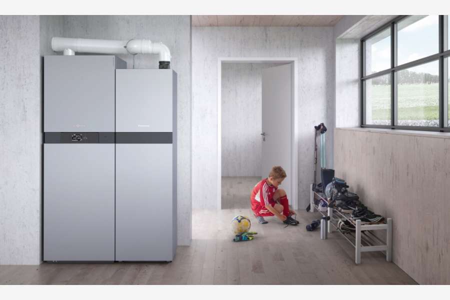 Das Brennstoffzellen-Heizgerät Vitovalor von Viessmann spart es bis zu 40 Prozent Energiekosten ein und reduziert die CO2-Emissionen um rund die Hälfte. (Bild: Viessmann Werke)