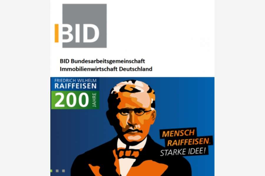 Veranstaltungen: Jahresempfänge des BID und des DGRV.
