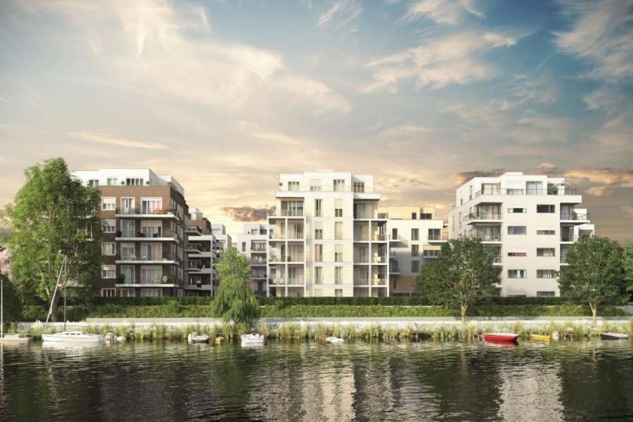 Visualisierung der "Uferkrone". Foto: BUWOG