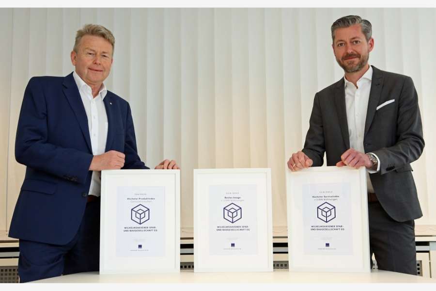 Vorstandsduo der SPAR + BAU: Dieter Wohler (li.) und Peter Krupinski. Foto: SPAR+BAU