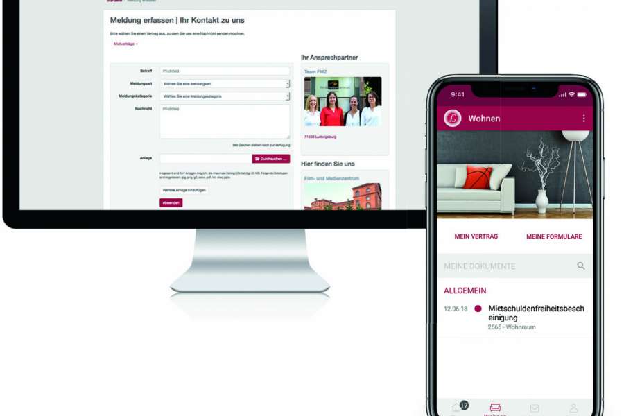 Kundenportal und App der WBL