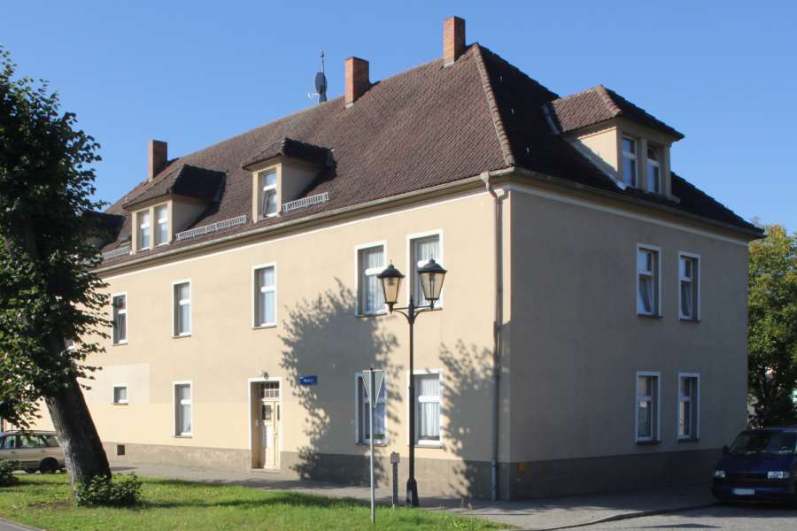 WIS-Wohngebäude Am Markt 4 in Altdöbern – Für den Umbau ist es bereits leer gezogen. BILD: WIS Wohnungsbaugesellschaft im Spreewald mbH