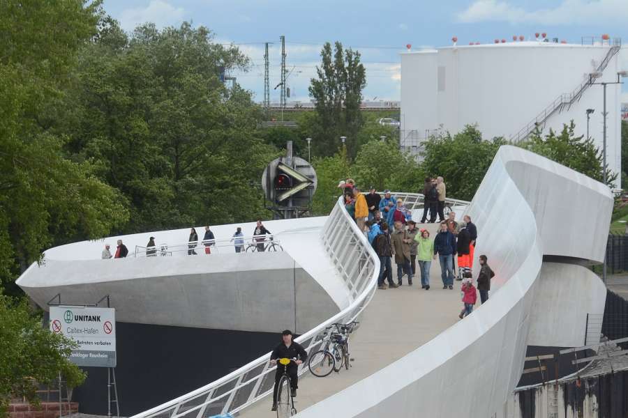 Das Projekt Ölhafenbrücke. Foto: NH ProjektStadt