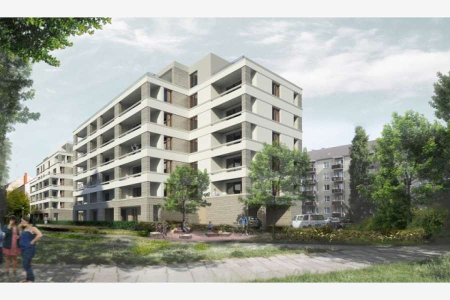 Visualisierung Dürerstraße in Dresden. BILD: ZBI Gruppe