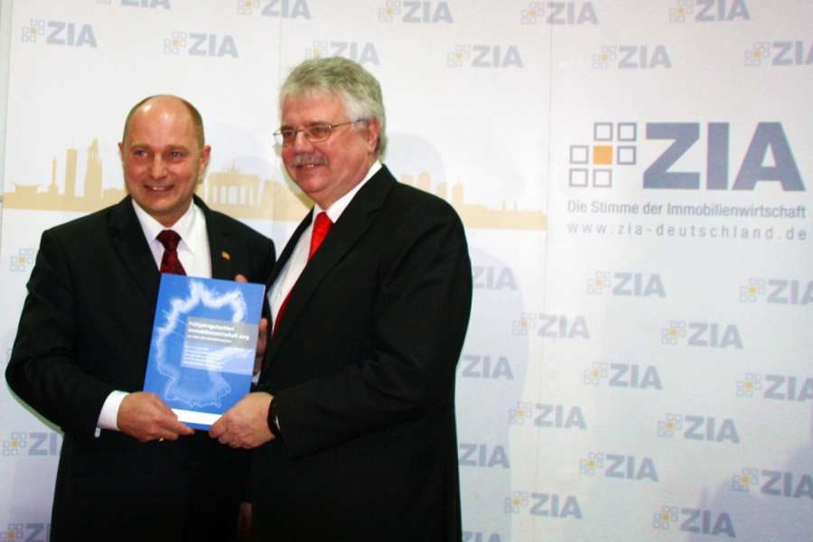 v.r.n.l. ZIA Pr sident Dr. Andreas Mattner & Rainer Bomba, Foto: ZIA