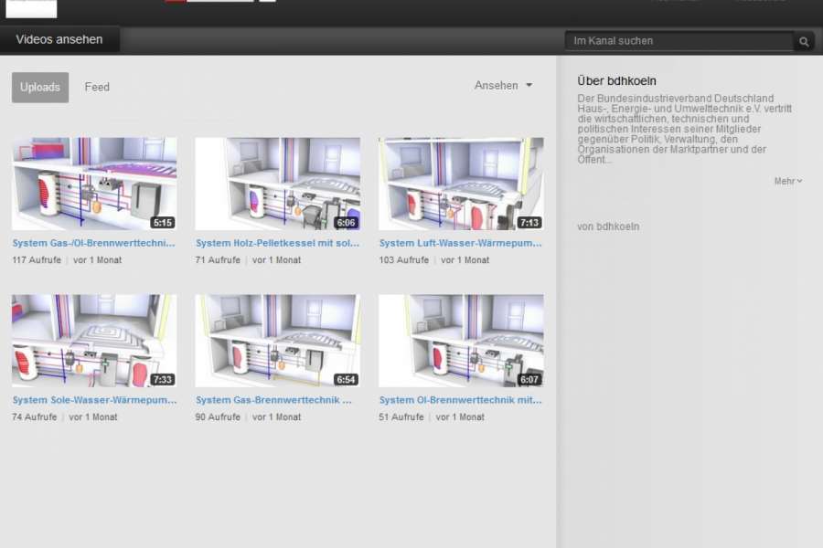 BDH mit eigenem YouTube-Kanal, Foto: IVV