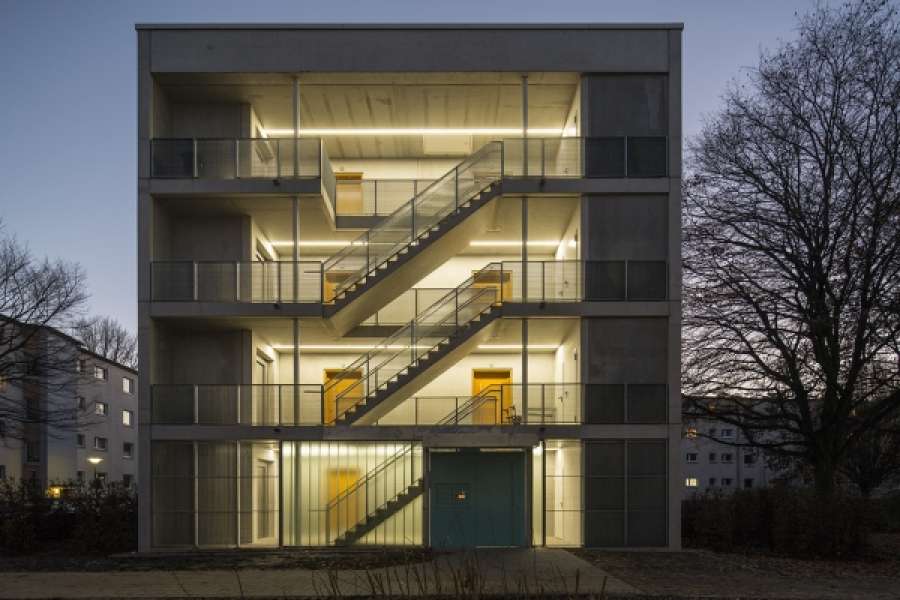 Ausgezeichnetes Gebäude: Der "Bremer Punkt". FOTO: NIKOLAI WOLFF