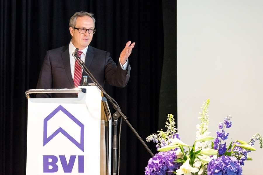 BVI-Präsident Thomas Meier lädt Sie ein sich mit rund 400 anderen Verwaltern auf dem Verwalterkongress 2017 in Berlin zu treffen. FOTO: BVI e.V.