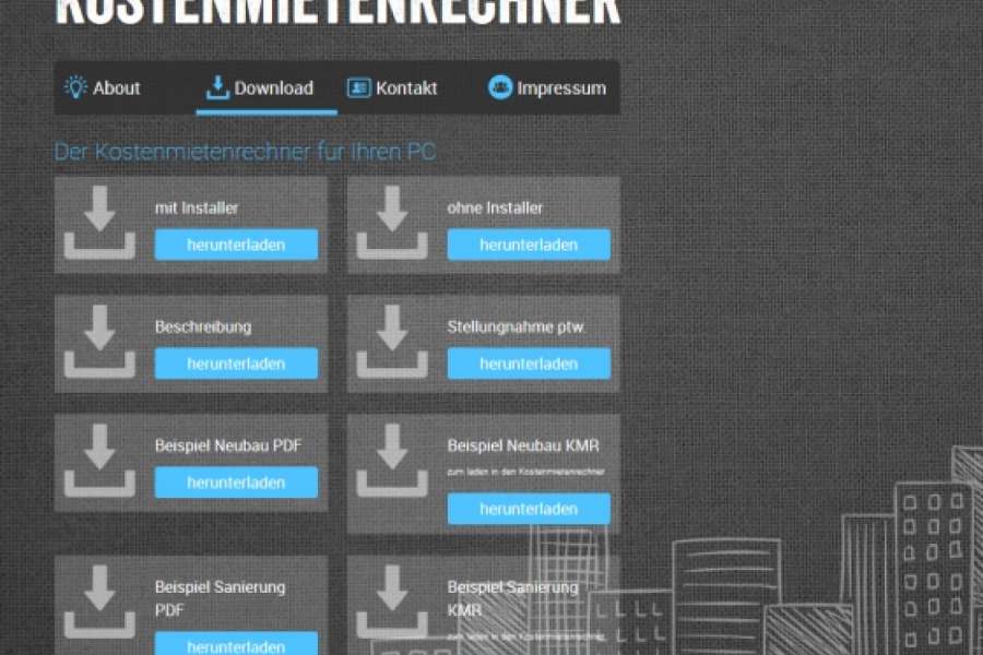 Screenshot Kostenmietenrechner.de