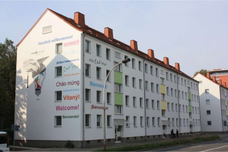 Herzlich willkommen in Chemnitz. FOTO: GGG