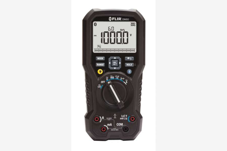Das aktuelle Digital-Multimeter DM93 von FLIR. Foto: FLIR
