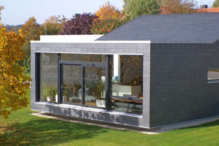 Ein Haus aus ökologisch wertvollen Baustoffen