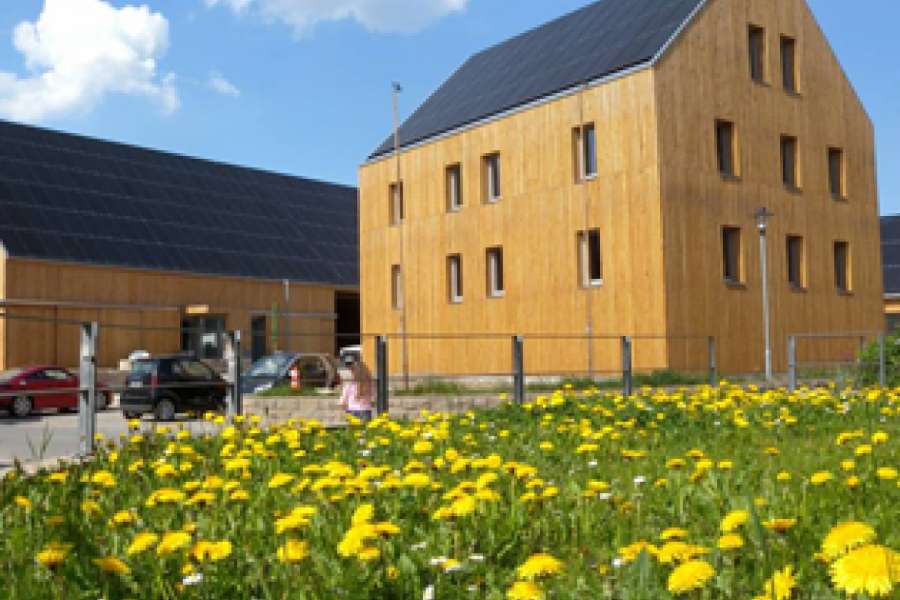 Hof8 wurde 2014 mit dem DGNB Preis "Nachhaltiges Bauen" ausgezeichnet. Foto: DGNB