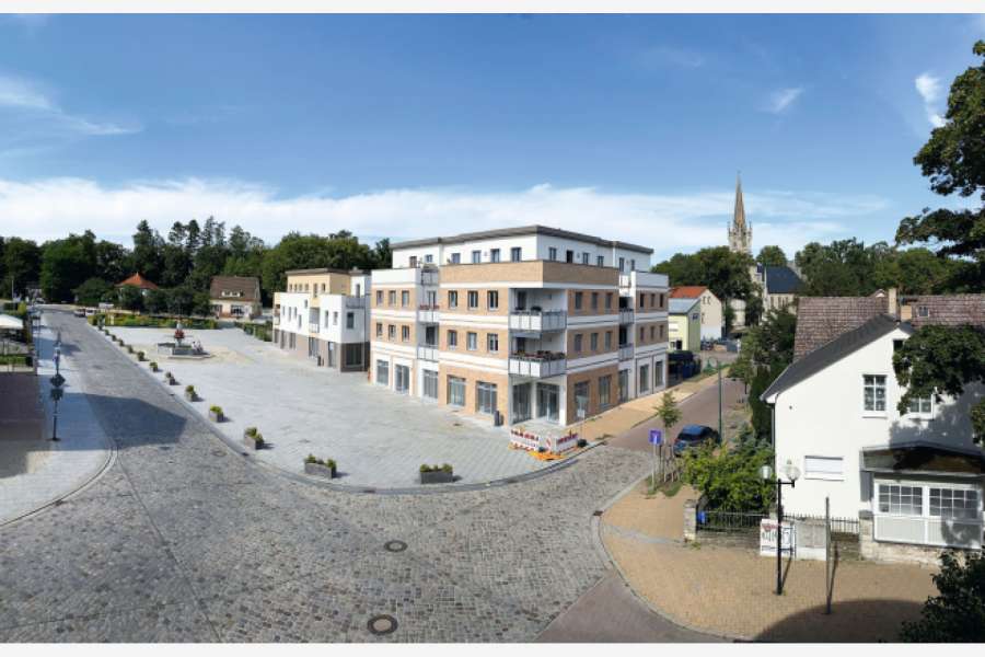Bereits zum dritten Mal hat die Wohnungsbaugesellschaft Rüdersdorf mbH (WBG) das Qualitätssiegel „Gewohnt gut“ von BBU und Infrastrukturministerium entgegengenommen. BILD: Wohnungsbaugesellschaft Rüdersdorf mbH (WBG)