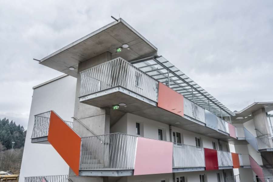In zwei Bauabschnitten entstehen 48 Wohneinheiten in Kooperation mit der Stadt Freiburg. FOTO: FSB