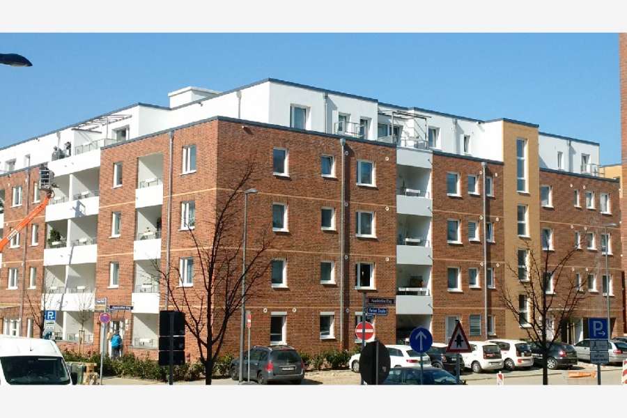 Die Seniorenwohnanlage „Paulinum Helenenhöfe“ im Europaviertel. FOTO: SAHLE WOHNEN