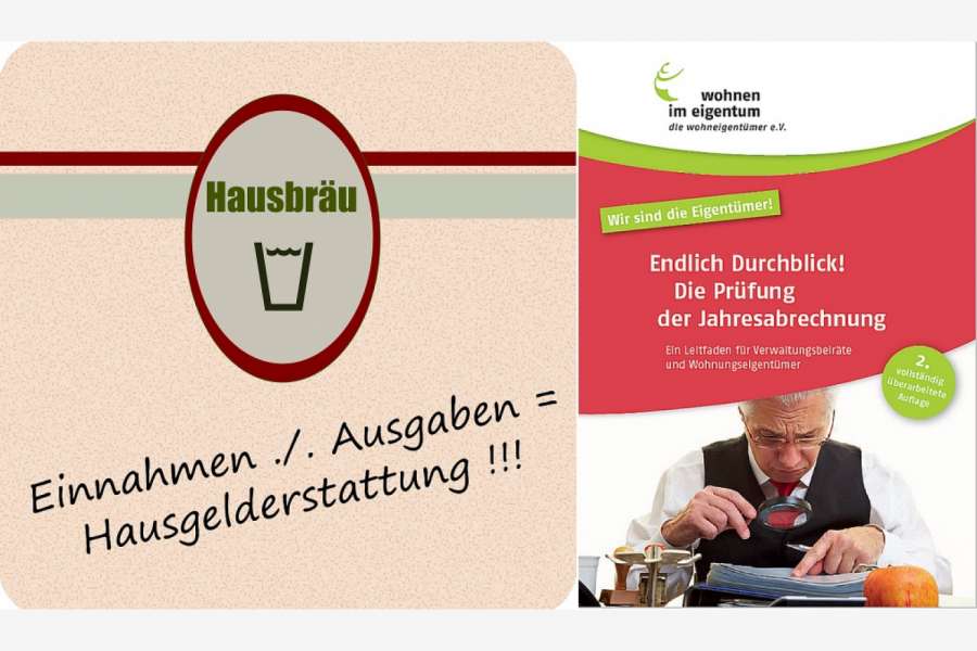 Die Jahresabrechnung der ETW auf dem Bierdeckel? Schön wär's!