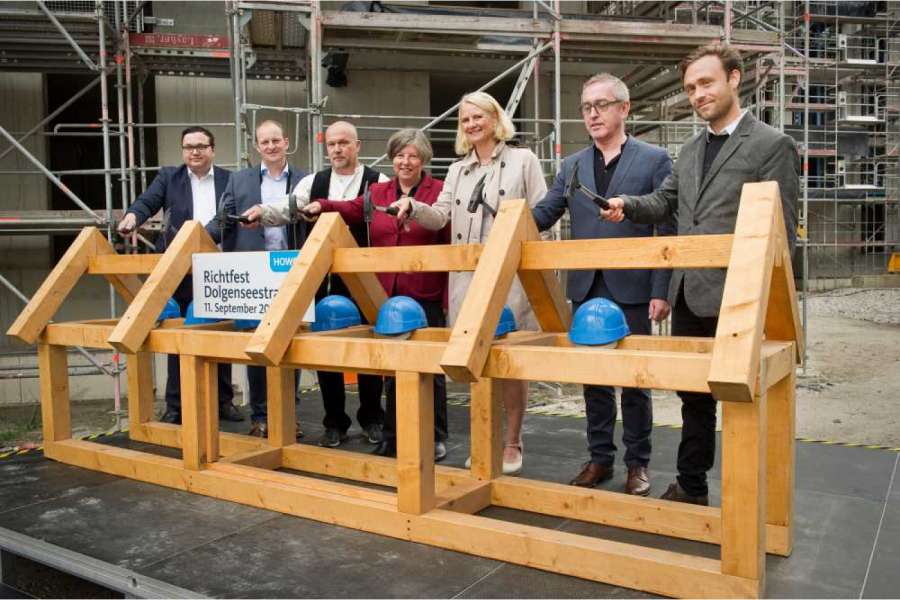 Richtfest in Berlin-Lichtenberg (Foto: HOWEGE)