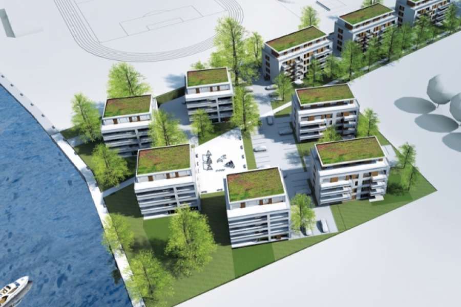 Neubauwohnungen der Stadt und Land GmbH in Berlin-Niederschöneweide wurden mit Mitteln der IBB gebaut. FOTO: S&P Sahlmann