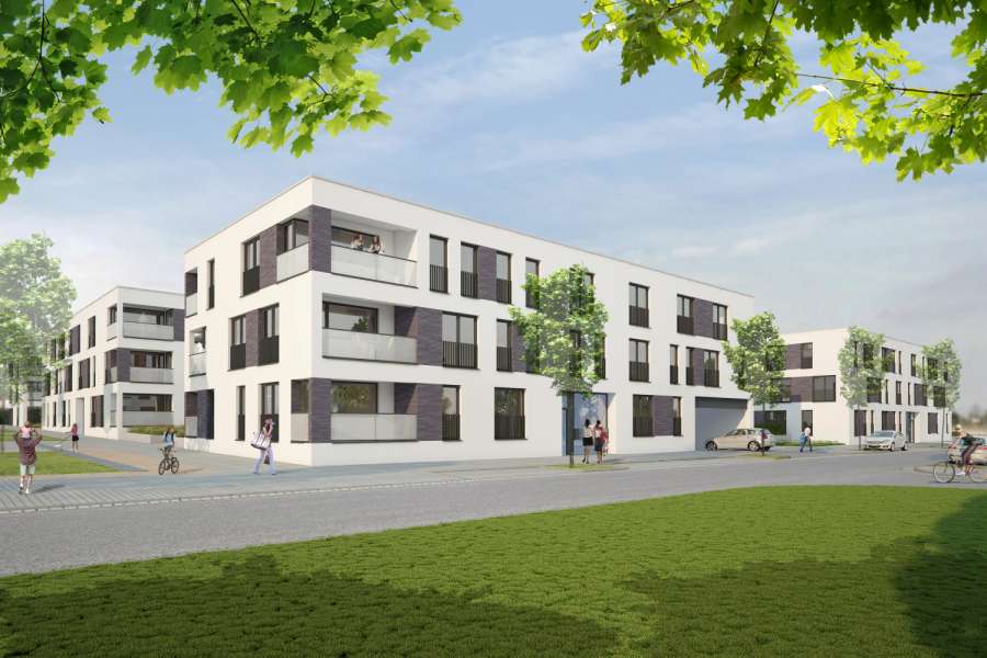 Die WHS baut in München-Riem. Foto: Wüstenrot Haus- und Städtebau GmbH