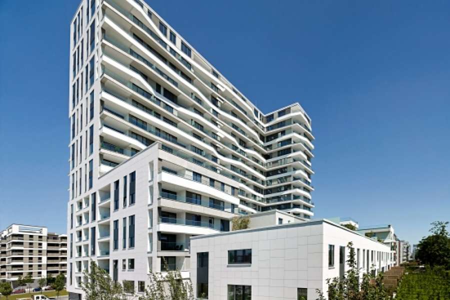 Preisträger in der Kategorie Wohnen 2017: Gold gewann das Neubauprojekt AXIS Frankfurt am Main