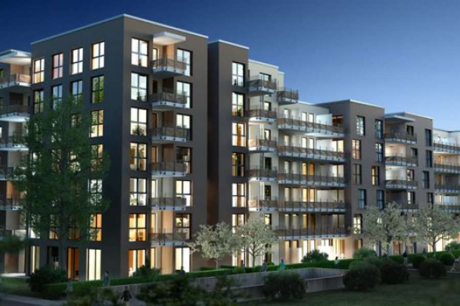 Modernes Bauprojekt der AMADEUS Group in Offenbach am Main.