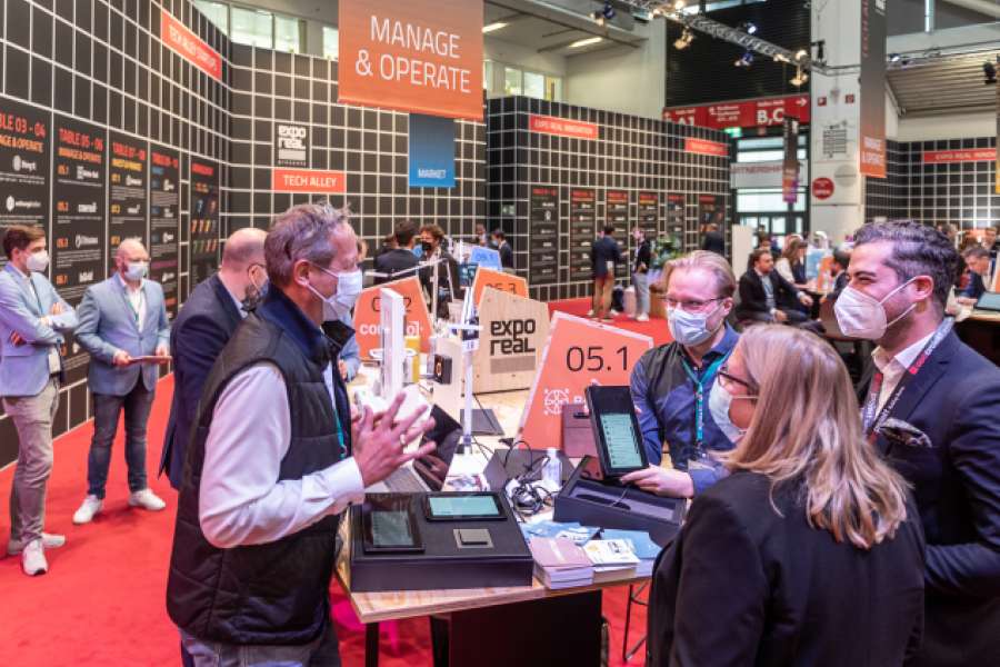 Expo Real 2021: Das wichtigste Netzwerk der europäischen Immobilienwirtschaft fand im Oktober 2021 statt - trotz Corona . BILD: Messe München