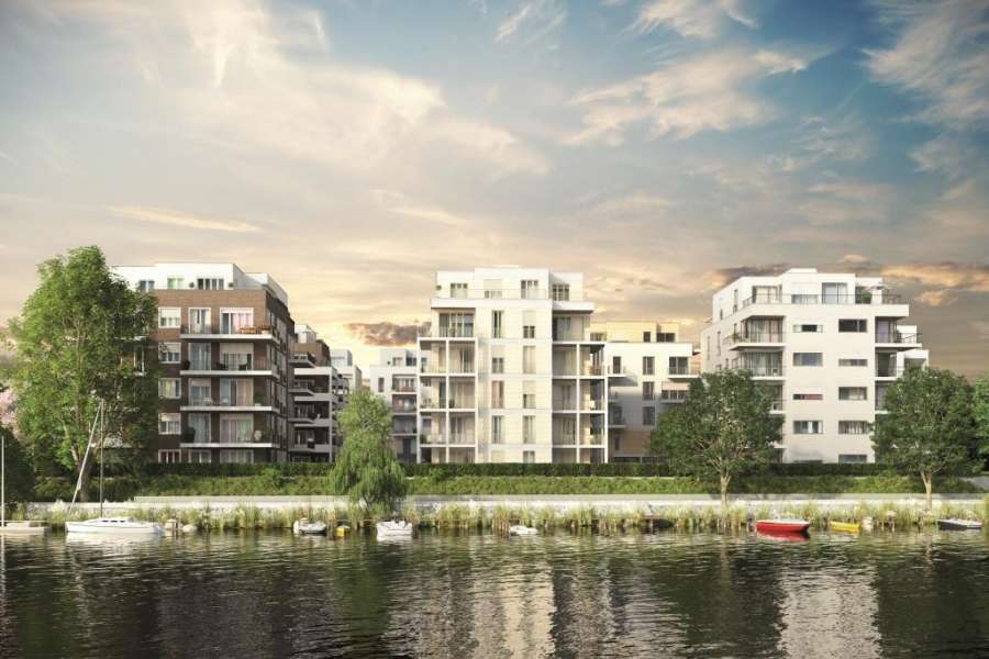 Visualisierung der "Uferkrone". Foto: BUWOG