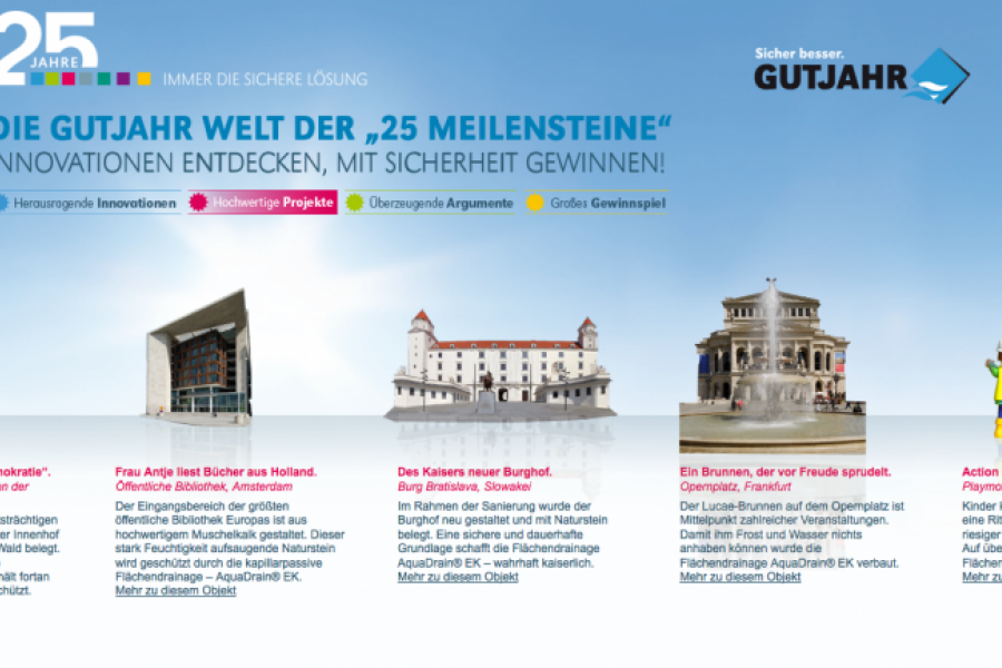 Ein Gewinnspiel zum Jubiläum hat das Fachunternehmen für Drainage gestartet. Foto: Gutjahr