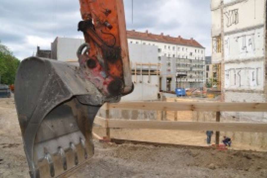 Baustelle in Berlin. FOTO: ENGELBRECHT