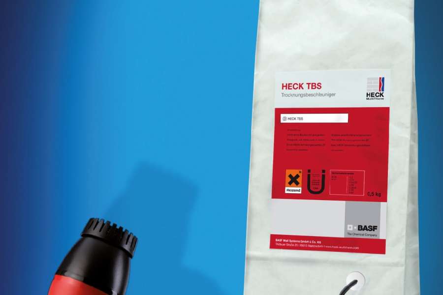 Trocknungsbeschleuniger, Foto: BASF Wall Systems GmbH & Co. KG