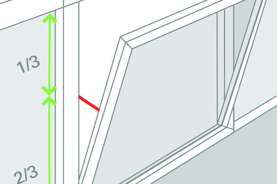 Fenstersystem mit Brand- und Schallschutz; Foto: Schüco International KG
