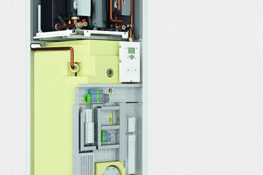 Leistungsstark und geringer Platzbedarf durch integrierten Trinkwasserspeicher, Foto: August Brötje GmbH