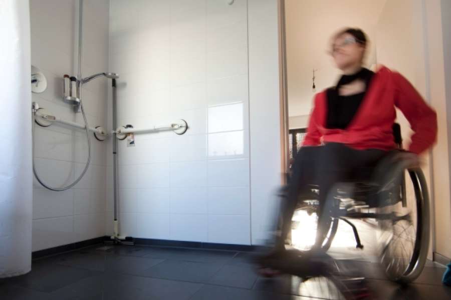 Tipps zum barrierearmen Umbau in Mietwohnungen gibt eine Veranstaltung des Elbcampus in Hamburg. FOTO: KfW