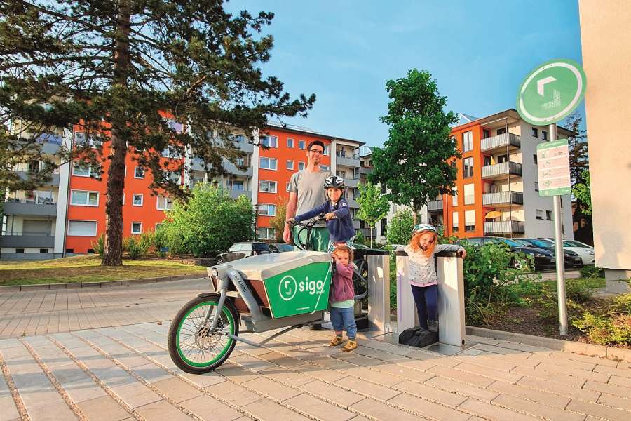 Klimawandel führt zu Wertewandel: Immer mehr junge Menschen verzichten aufs eigene Auto und erwarten Sharing-Angebote im Quartier. Foto: Sigo GmbH
