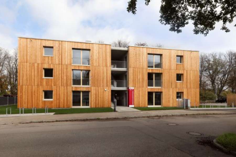 Cube 11 in der Bebenhäuser Straße, Bild: Wohnungsbau Ludwigsburg