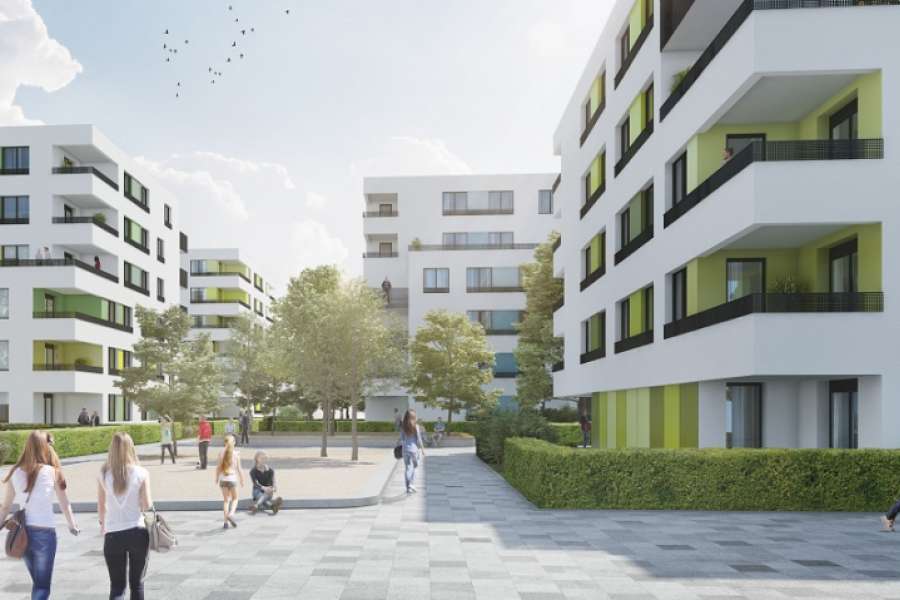 Neubauten der Freiburger Stadtbau. Foto: FSB