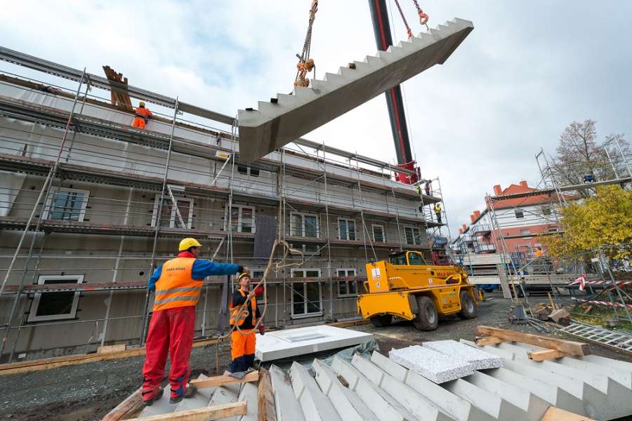 Volle Auftragsbücher, wenig Personal: Hält der Bau-Boom noch Jahre an? Foto: Vonovia
